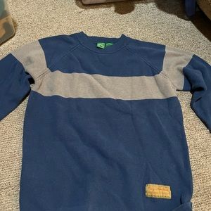 Blue and grey sweater